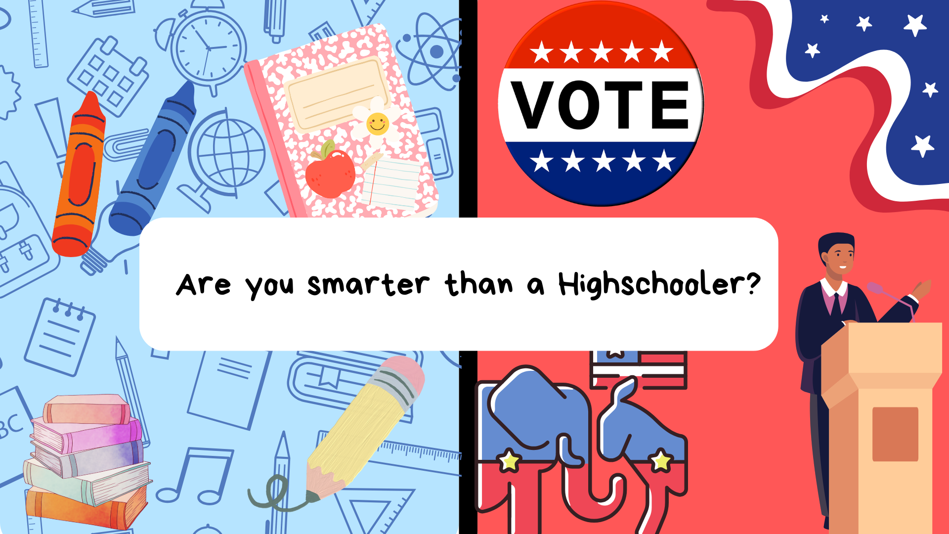 Are you smarter than a high schooler?