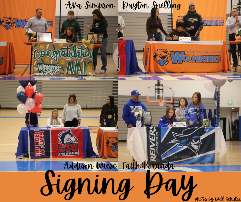 Westview student-athletes sign to the next level